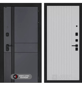 Входная дверь EVOLAB 29 - Белый рельеф софт