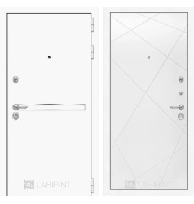 Входная дверь Лайн WHITE 24 - Белый софт