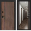 Входная дверь KARMINA с Зеркалом Максимум - Венге | Фрезерованная МДФ панель 10 мм, цвет 