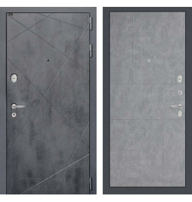 Входная дверь LOFT 21 - Бетон светлый