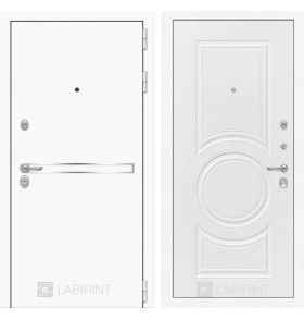 Входная дверь Лайн WHITE 23 - Белый софт