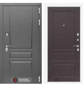 Входная дверь Платинум 03 - Орех премиум