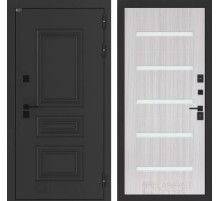 Входная дверь Аляска Лайт 01 - Сандал белый, стекло белое