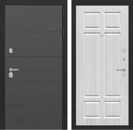 Входная дверь ART 08 - Кристалл вуд | Современная декоративная MDF панель 10 мм, цвет 