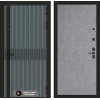 Входная дверь ISSIDA 21 - Бетон светлый | Фрезерованная МДФ панель 10 мм, цвет 