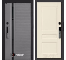 Входная дверь Пиано Смарт 2.0 панель 03 - Крем софт