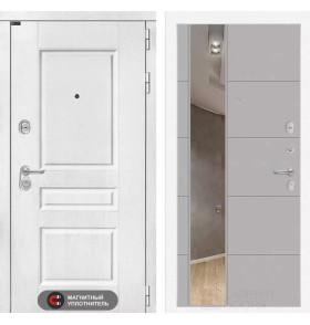 Входная дверь VERSAL с Зеркалом 19 - Грей софт