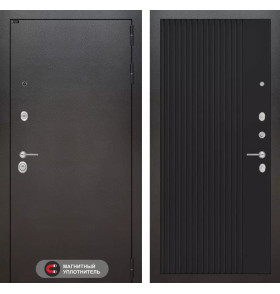 Входная дверь SILVER 29 - Черный кварц