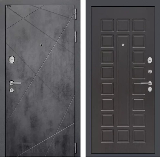 Входная дверь LOFT 04 - Венге | Фрезерованная декоративная MDF панель 10 мм, цвет 