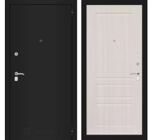 Входная дверь CLASSIC шагрень черная 03 - Сандал белый