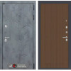 Входная дверь Бетон 29 - Дуб кантри темный | Современная декоративная MDF панель 10 мм с наличником, цвет 