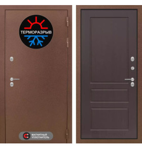 Входная дверь Термо Магнит 03 - Орех премиум