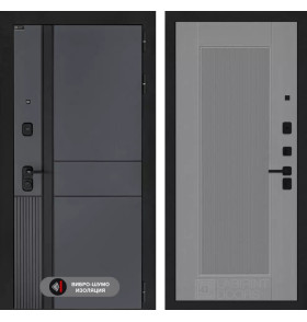 Входная дверь EVOLAB 30 - Серый рельеф софт
