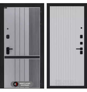 Входная дверь SKYLAB 29 - Белый рельеф софт