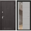 Входная дверь URBAN с Зеркалом 19 - Грей софт | Стильная декоративная MDF панель 10 мм с наличником, цвет 