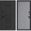 Входная дверь Аляска Лайт 21 - Бетон светлый | Металлическая отделка методом давления на полотне