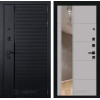 Входная дверь PIANO с зеркалом 19 - Грей софт | Декоративная MDF панель 10 мм с наличниками, цвет 