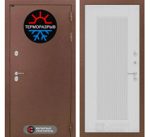 Входная дверь Термо Магнит 30 - Белый рельеф софт