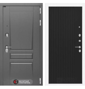 Входная дверь Платинум 29 - Черный кварц