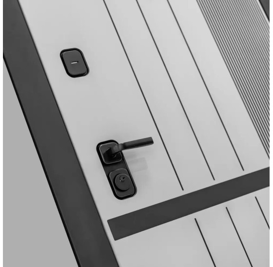 Входная дверь SKYLAB 03 - Орех бренди | Фрезерованная МДФ панель 10 мм, цвет 