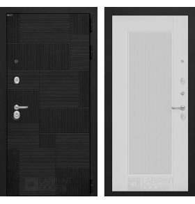 Входная дверь PAZL 30 - Белый рельеф софт