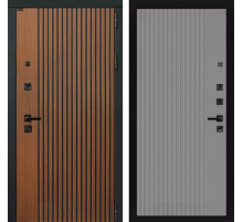 Входная дверь STORM 29 - Серый рельеф софт