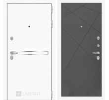 Входная дверь Лайн WHITE 24 - Графит софт