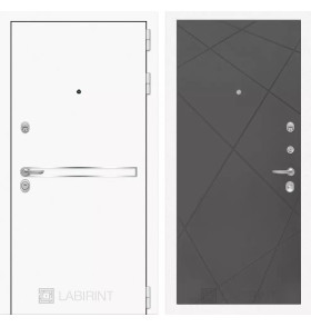 Входная дверь Лайн WHITE 24 - Графит софт