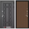 Входная дверь Нью-Йорк 29 - Дуб кантри темный | Декоративная MDF панель 16 мм с наличником, цвет 