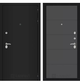 Входная дверь CLASSIC шагрень черная 13 - Графит софт