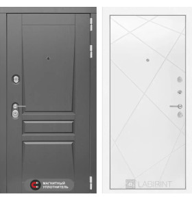 Входная дверь Платинум 24 - Белый софт