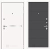 Входная дверь Лайн WHITE 13 - Графит софт | Металл с покрытием 