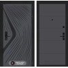Входная дверь LEOLAB 13 - Графит софт | Фрезерованная МДФ панель 10 мм, цвет 