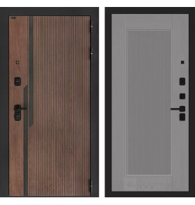 Входная дверь KARMINA 30 - Серый рельеф софт