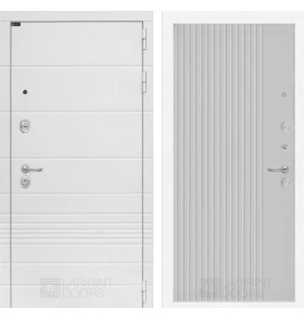Входная дверь Трендо 29 - Белый рельеф софт