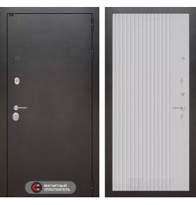 Входная дверь SILVER 29 - Белый рельеф софт