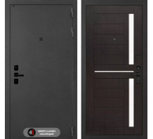 Входная дверь ACUSTICLAB 02 - Венге, стекло белое