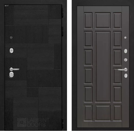 Входная дверь PAZL 12 - Венге | Современная MDF панель 10 мм, цвет 