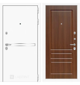 Входная дверь Лайн WHITE 03 - Орех бренди