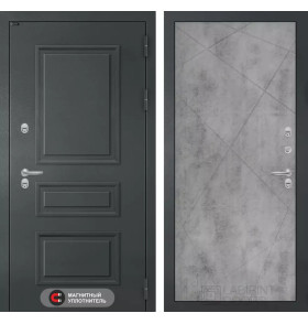 Входная дверь Атлантик 24 - Бетон светлый