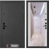 Входная дверь ACUSTICLAB с Зеркалом Максимум - Сандал белый | Металл с матовым покрытием 