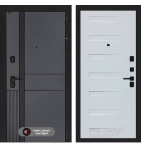 Входная дверь EVOLAB 14 - Дуб кантри белый горизонтальный