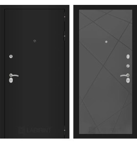Входная дверь CLASSIC шагрень черная 24 - Графит софт