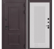 Входная дверь Полярис лайт 30 - Белый рельеф софт