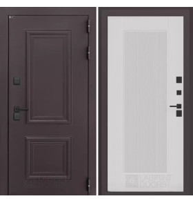 Входная дверь Полярис лайт 30 - Белый рельеф софт