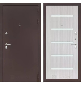 Входная дверь CLASSIC антик медный 01 - Сандал белый