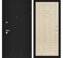 Входная дверь CLASSIC шагрень черная 12 - Беленый дуб