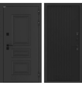 Входная дверь Аляска Лайт 29 - Черный кварц