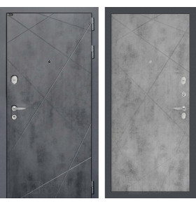 Входная дверь LOFT 24 - Бетон светлый