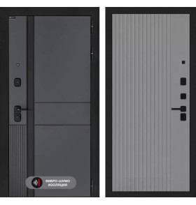 Входная дверь EVOLAB 29 - Серый рельеф софт